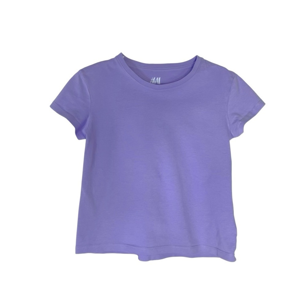H&M Kids Lavender Short Sleeve T-Shirt